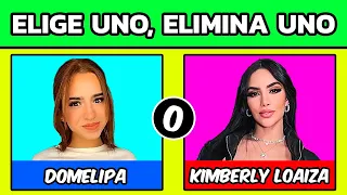 ELIGE UNO, ELIMINA UNO 🔥 ¿Domelipa o Kimberly Loaiza? ✖️ ¿Cuál Prefieres? ✨ VERSION TIKTOKERS