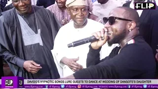 DAVIDO''S HYPNOTIC SONGS LURE GUESTS TO DANCE AT WEDDING OF DANGOTE'S DAUGHTER