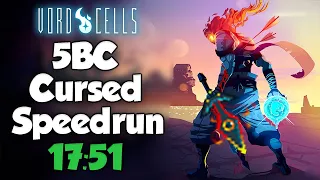Dead Cells Speedrun | 5BC Cursed Sword (Hitless/No Damned) in 17 Minutes and 51 Seconds