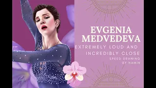 Evgenia Medvedeva - Extremely Loud and Incredibly Close (Speed Drawing - Hamin) Zhenya's dress shock