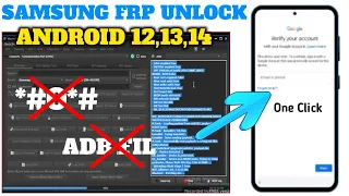 Samsung FRP Bypass One Click 2024 | Android 13/14 Unlock | Enable ADB Faile 2024