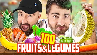 ON MANGE 100 FRUITS ET LÉGUMES D’AFFILÉE (et on les juge)(à l’aide)