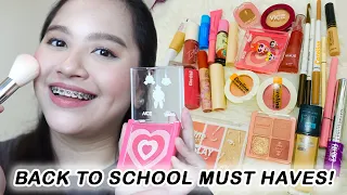 Back to school - face to face makeup must haves! All drugstore and very affordable! Best liptint!