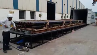 Automated Container Loading of Pipes