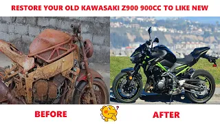 Restore your old KAWASAKI Z900 900cc to like new | DIY Distinctive | Part1