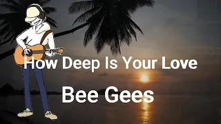 How Deep Is Your Love(Bee Gees ) カバー　+2key　ＤＴＭ＆ギター＆ベース