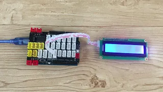 OSOYOO PnP Starter Kit for Arduino Lesson16 I2C LCD 1602 Display