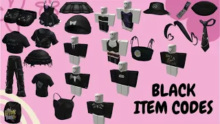 BLACK ...ROBLOX...ITEM CODES❤😎