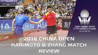 2018 China Open I Harimoto Beats Zhang Jike