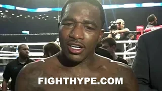 ADRIEN BRONER SECONDS AFTER FIGHTING JESSIE VARGAS TO A DRAW; REACTS TO OUTCOME & GOT JOKES