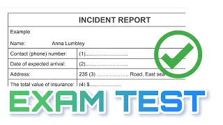 Incident Report  Ielts fever listening test 9 with answers