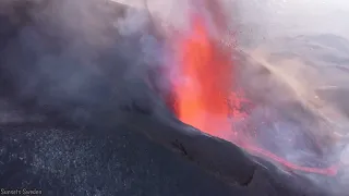 La Palma volcano #4k October 26 (extended version)