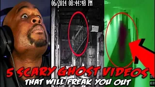 5 Scary Ghost Videos That Will FREAK You Out REACTION!