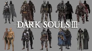 Dark Souls 3: ALL STARTING CLASSES ANALYSIS