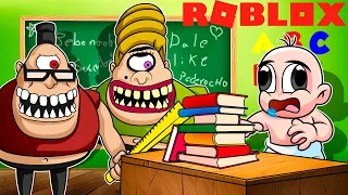 ¡ESCAPA DE LA DETENCION DE MR. STINKY'S ! 😱 BEBE NOOB ESCAPA DE LA ESCUELA EN ROBLOX