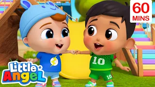 Fun and Games: A Day with Manny 😀 Bingo and Baby John | Little Angel Nursery Rhymes and Kids Songs