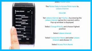 How to set up internet on a Nokia smartphone using Lebara Mobile