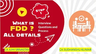 How to prepare/ crack FDD interview| Question asked and career opportunities| #fdd #big4 #cafreshers