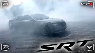 SLIDING MY SRT 392 CHRYSLER 300 FOR THE FIRST TIME! *ALMOST CRASHED*