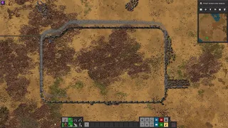 Factorio - Artillery Train Transforms Into a Chainsaw to Defend Itself From Waves of Biters