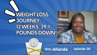 Weight Loss Journey: 12 Weeks, 29.1 Pounds Down! Check out the last 3 minutes (shocking)!