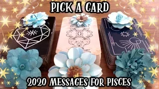 PICK A CARD PISCES! WHAT'S COMING IN 2020?? ♓️😱🔮 PSYCHIC TAROT LOVE/CAREER READING