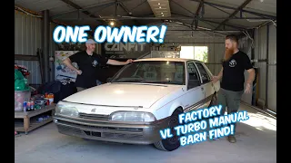 "One owner" Factory VL Turbo Manual barn find - our latest restoration project