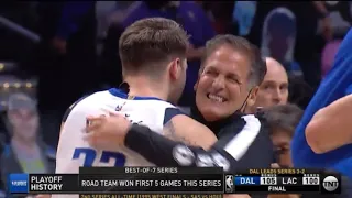 Mavs Owner Mark Cuban Loves his Players Winning over Clippers!