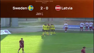 SWEDEN U17 2-0 LATVIA U17 | UEFA EURO U17 QUALIFICATION | EXTENDED HIGHLIGHTS | 30/09/2023