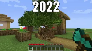 minecraft physics in 2012 vs 2022 vs 2032 vs 2042 vs 2052