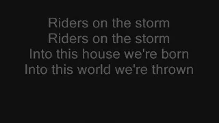 Riders on the storm  the doors lyrics