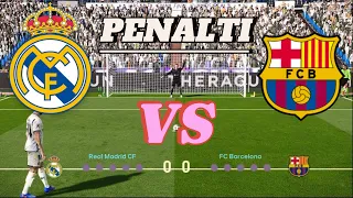 Penalti Real Madrid CF VS FC Barcelona | 2024 |Efootball | FIFA | FC24 | PES | of Gameplay