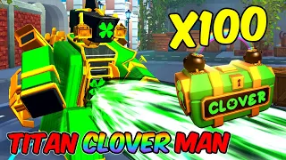 Unlocking GODLY TITAN CLOVER MAN in Skibidi Tower Defense