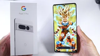 Google Pixel 7 Pro Unboxing & First Impressions! (Cameras, Display Speakers) (Snow White)