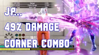 Street Fighter 6 - JP Level 2 To Level 1 SA Corner Combo Example - 49% Damage (19 Hits) CVE H3K4