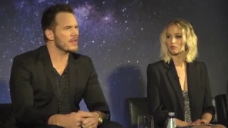 LIVE with Passengers' Chris Pratt, Jennifer Lawrence and Michael Sheen