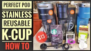 REVIEW Cafe Flow Perfect Pod Stainless Reusable K-Cup Keurig K-Slim K-Express K-Mini Plus