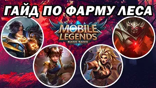 ГАЙД ПО ФАРМУ ЛЕСА! ФАРМИ БЫСТРЕЕ ВСЕХ MOBILE LEGENDS!