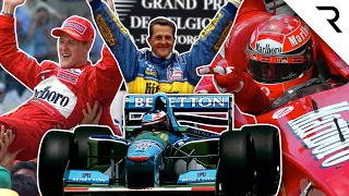 Ranking Michael Schumacher's 7 F1 world championships