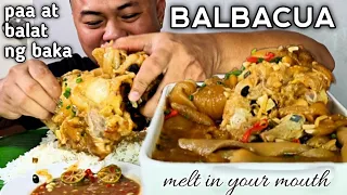 SUPER LAMBOT NA BALBACUA | PAA AT BALAT NG BAKA | MUKBANG PHILIPPINES