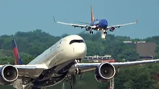 1 HR of Landings & Takeoffs at Atlanta Hartsfield | Plane Spotting 2021