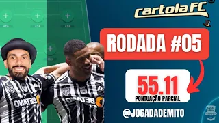 RODADA #05 - CARTOLA FC 2024 | FOMOS MUITO BEM