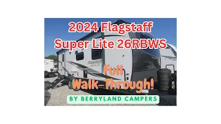 Wingman Walkthrough Berryland Campers Flagstaff Super Lite 26RBWS