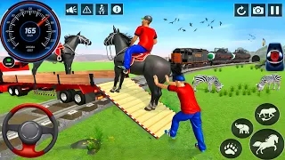 Animal Transport Truck Driving Simulator 2024 - Wild Animal transport Game - Android Gameplay.