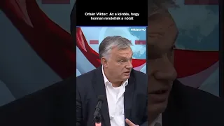 Orbán Viktor: Az a kérdés, hogy honnan rendelték a nótát