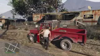 GTA 5 Michael attempts to steal Trevor's truck