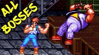 Super Double Dragon SNES 1992 - All Boss Fights