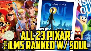 Every Pixar Film Ranked! (W/ SOUL)