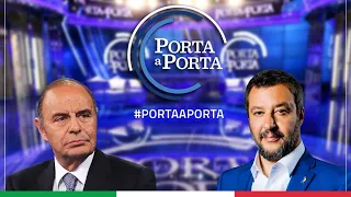MATTEO SALVINI A PORTA A PORTA (RAI 1, 18.03.2021)