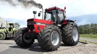 Best of Case IH 1455XL | Wide Tires, Smoke, Good Sounds, Insane Tractor Pulling & More | DK Agri